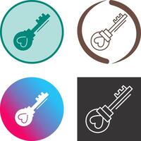 Key Icon Design vector