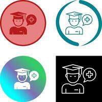 Medicine Faculty Icon Design vector