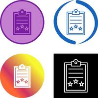 Result Icon Design vector