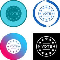 Vote Icon Design vector