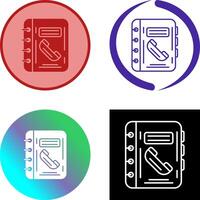 Phonebook Icon Design vector