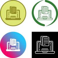 Document Icon Design vector