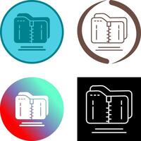 Compressed Icon Design vector