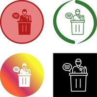 Debate Icon Design vector