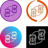 Exchange Icon Design vector