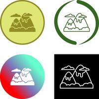 Mountain Icon Design vector