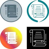 Write Icon Design vector