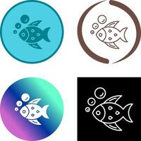 Fish Icon Design vector