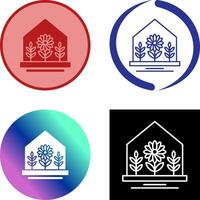 Farm House Icon Design vector