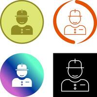 Worker Icon Design vector