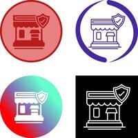 business Protection Icon Design vector