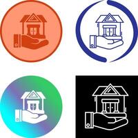 House Protection Icon Design vector