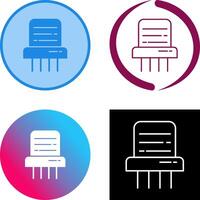 Paper Shredder Icon Design vector