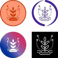 Irrigation System Icon Design vector