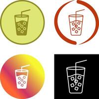 Cold Drink Icon Design vector