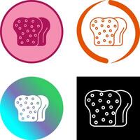 Toast Icon Design vector