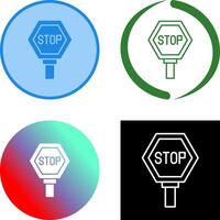 Stop Sign Icon Design vector