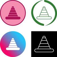 Traffic Cone Icon Design vector