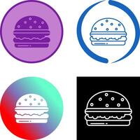 Burger Icon Design vector