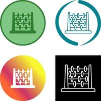 Abacus Icon Design vector