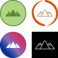 Mountain Icon Design vector