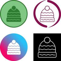 Winter Hat Icon Design vector