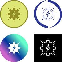 Electricity Icon Design vector