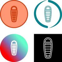 Sleeping Bag Icon Design vector