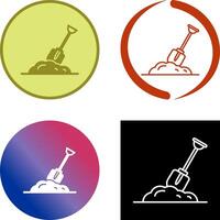 Digging Icon Design vector