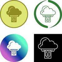 Cloud Computing Icon Design vector