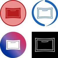 Pillow Icon Design vector