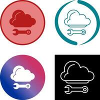 Cloud Computing Icon Design vector