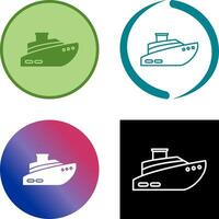 diseño de icono de barco vector