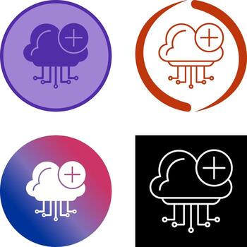 Cloud Computing Icon Design vector