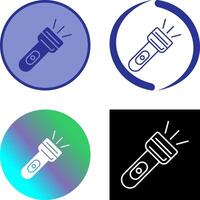 Flash Light Icon Design vector