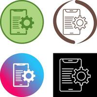 Settings Icon Design vector