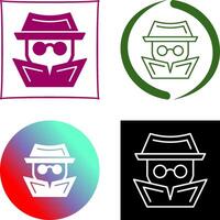 Hacker Icon Design vector