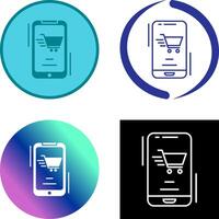 Online Shop Icon Design vector