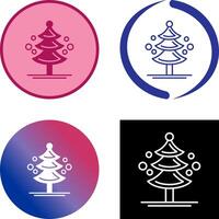 Pine Tree Icon Design vector