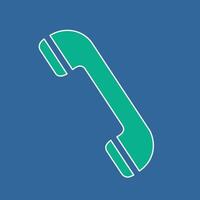 Logo of a telephone illustration vector