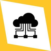 nube icono símbolo diseño ilustración vector