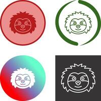 Sloth Icon Design vector