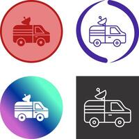 News Van Icon Design vector