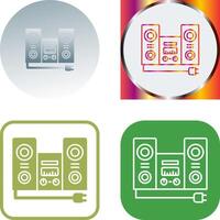 Stereo Icon Design vector