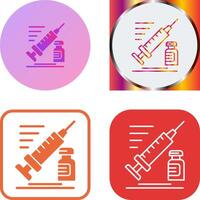 Syringe Icon Design vector