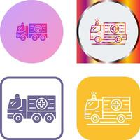 Ambulance Icon Design vector