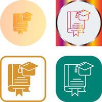 Graduation Icon Design vector