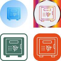 Safe Box Icon Design vector