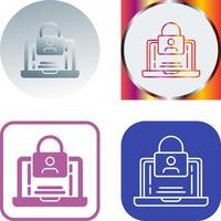 Authentication Icon Design vector