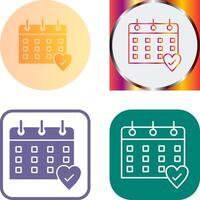 Calendar Icon Design vector